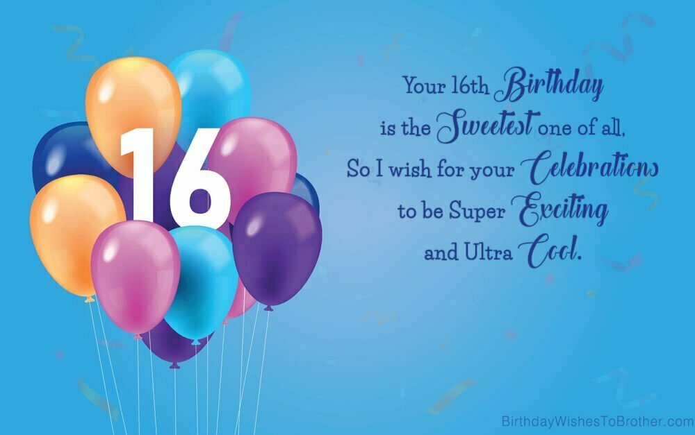 Happy Sweet 16! 16th Birthday Wishes & Messages For Sweet 16 2022