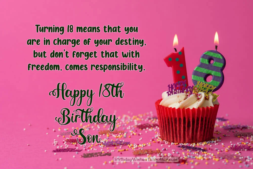18th Birthday Wishes - Happy 18th Birthday Messages & Quotes 4 18th birthday wishes for son