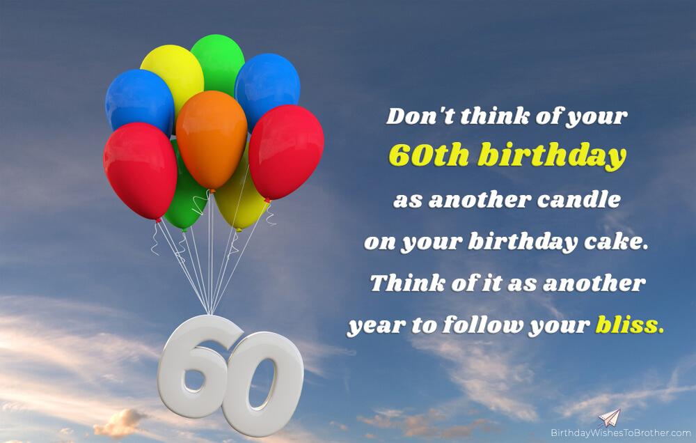 60th Birthday Wishes And Messages For 60-Year-Olds