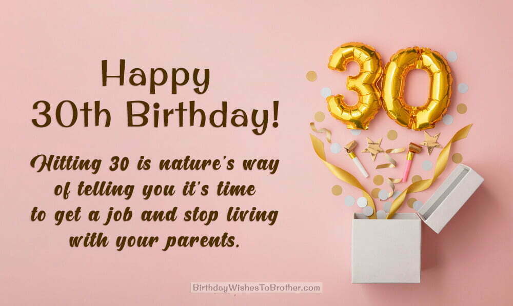 100+ Happy 30th Birthday Wishes, Messages And Quotes