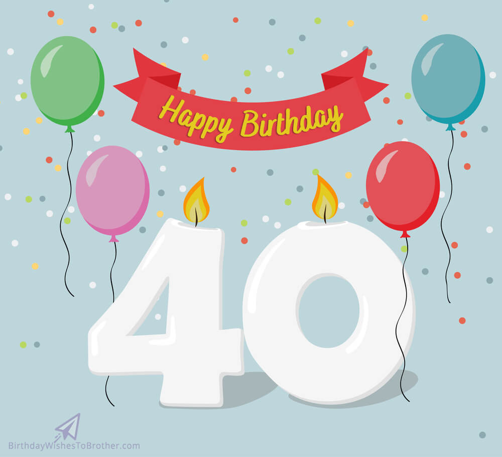 Happy 40th Birthday Wishes, Messages And Quotes