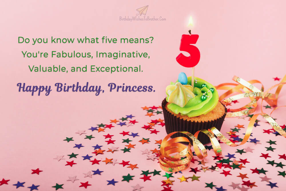 Happy 5th Birthday Wishes! Birthday Messages For 5 Years Old