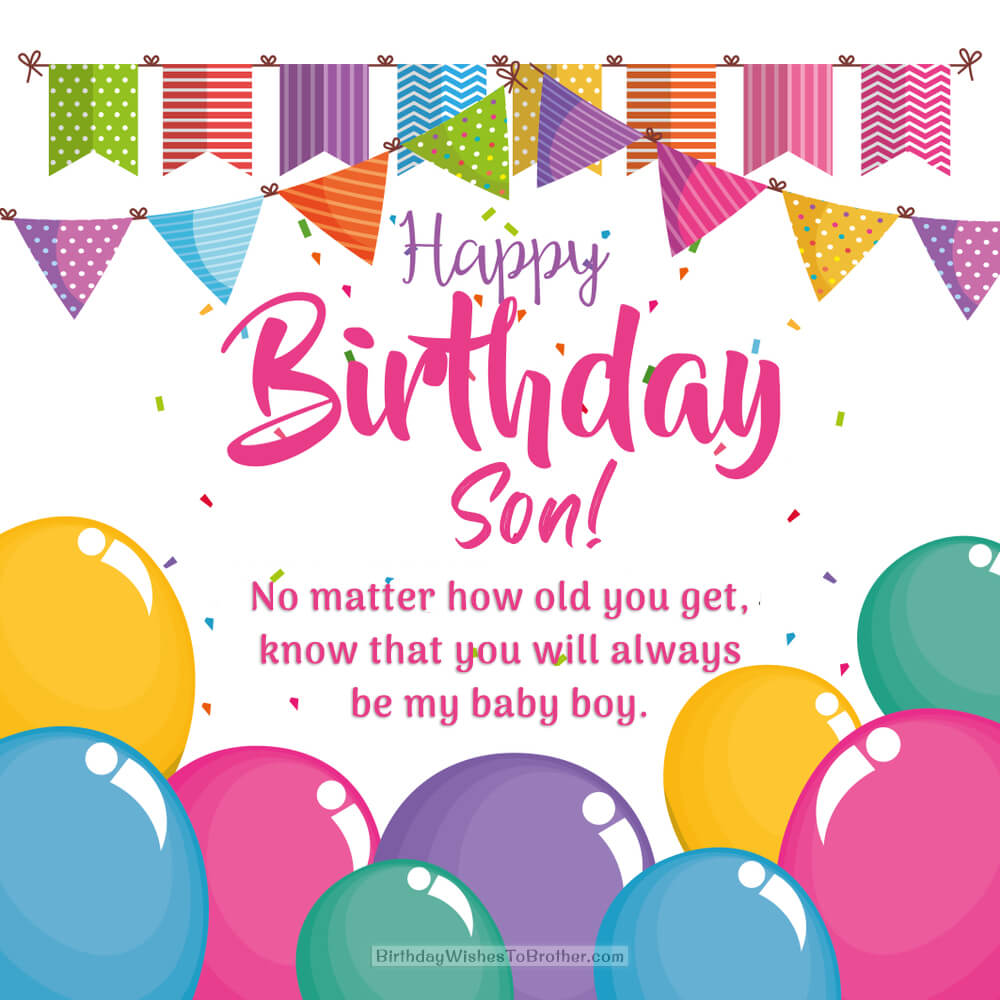 150+ Birthday Wishes For Son - Happy Birthday Son