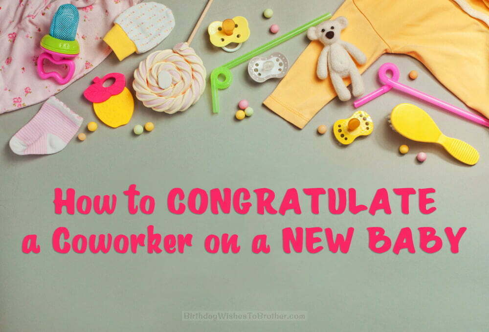 How Do You Congratulate A Coworker For A Baby Shower