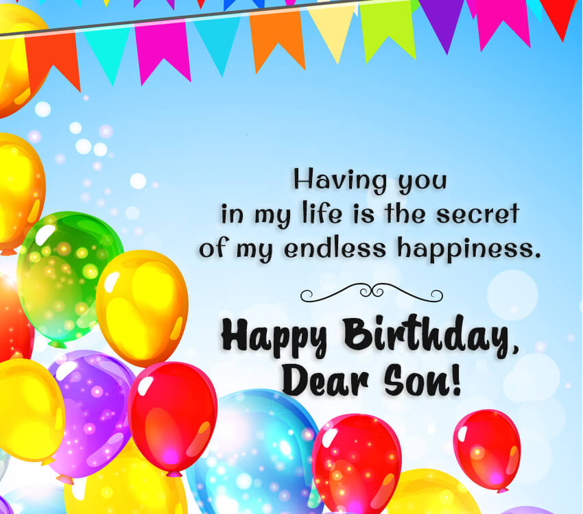150+ Birthday Wishes For Son - Happy Birthday Son