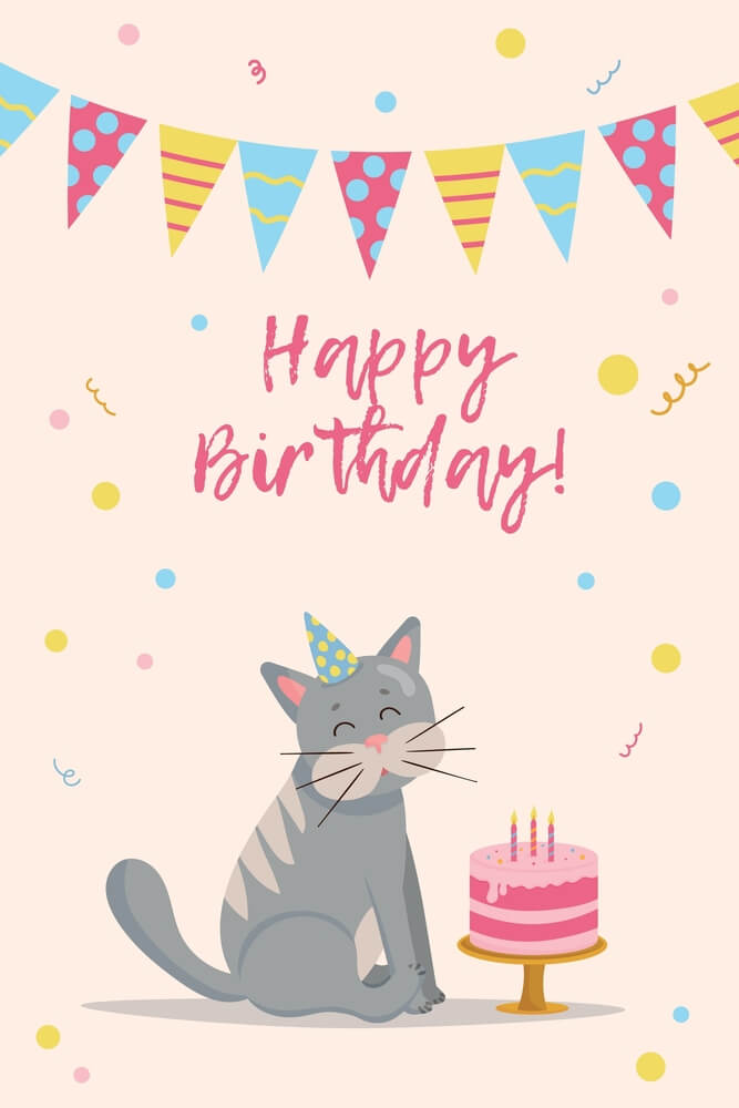 Happy Birthday Cat, Kitty - 100+ Birthday Wishes For Cats