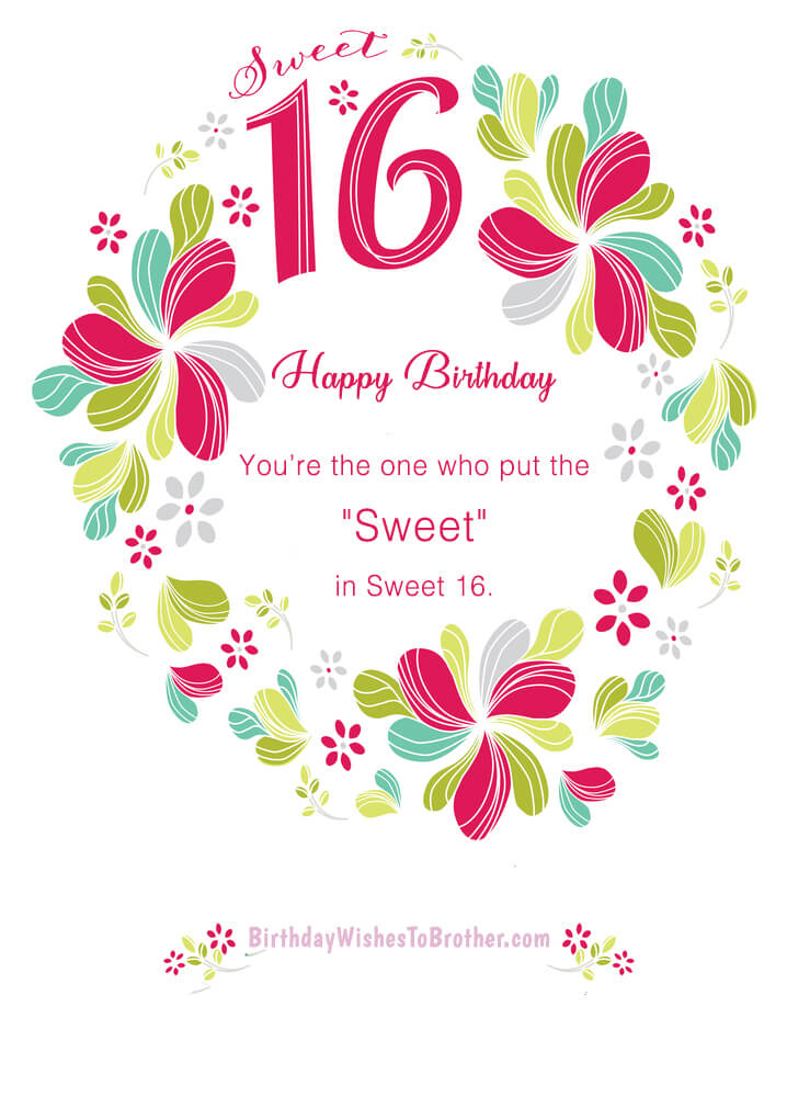 Happy Sweet 16! 16th Birthday Wishes & Messages For Sweet 16 2022